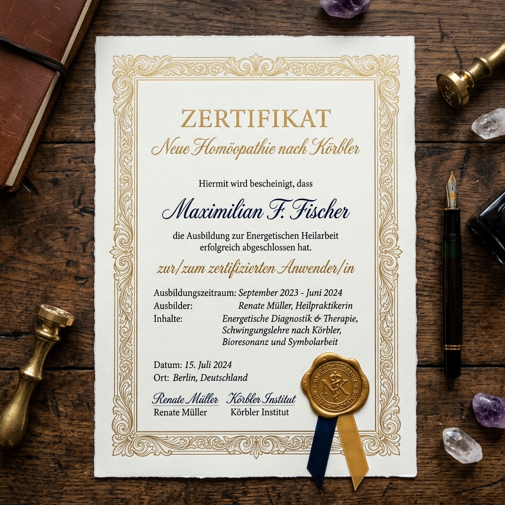 Körbler Zertifikat